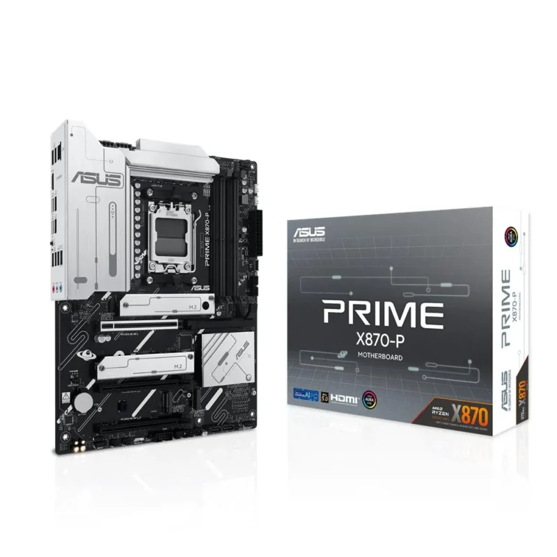 ASUS PRIME X870-P Mainboard Sockel AM5 (AMD, ATX, PCIe 5.0, DDR5)
