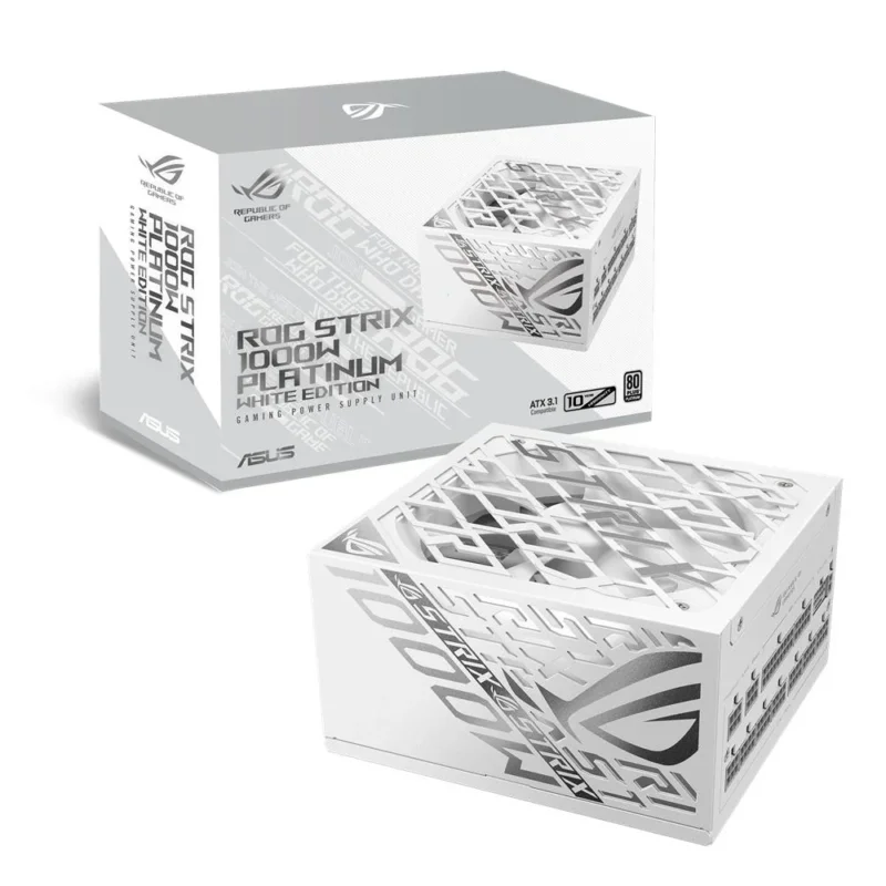 ASUS ROG STRIX 1000W Platinum White Netzteil ATX 3.1 PCIe 5.1 12V‑2x6