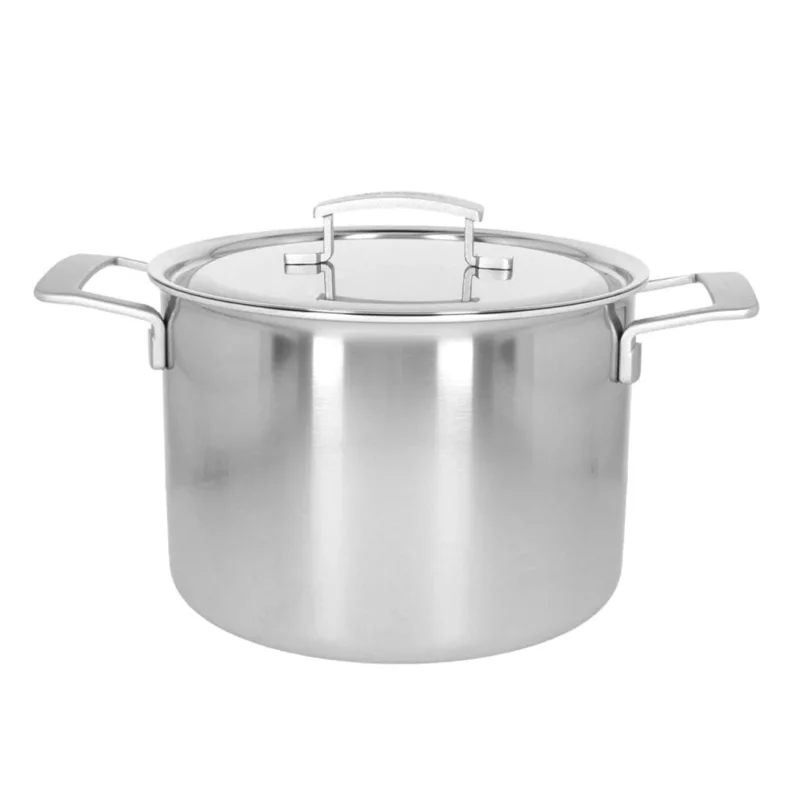 Demeyere - Industry 5 Hoge kookpan met deksel 24 cm Kookpan Demeyere