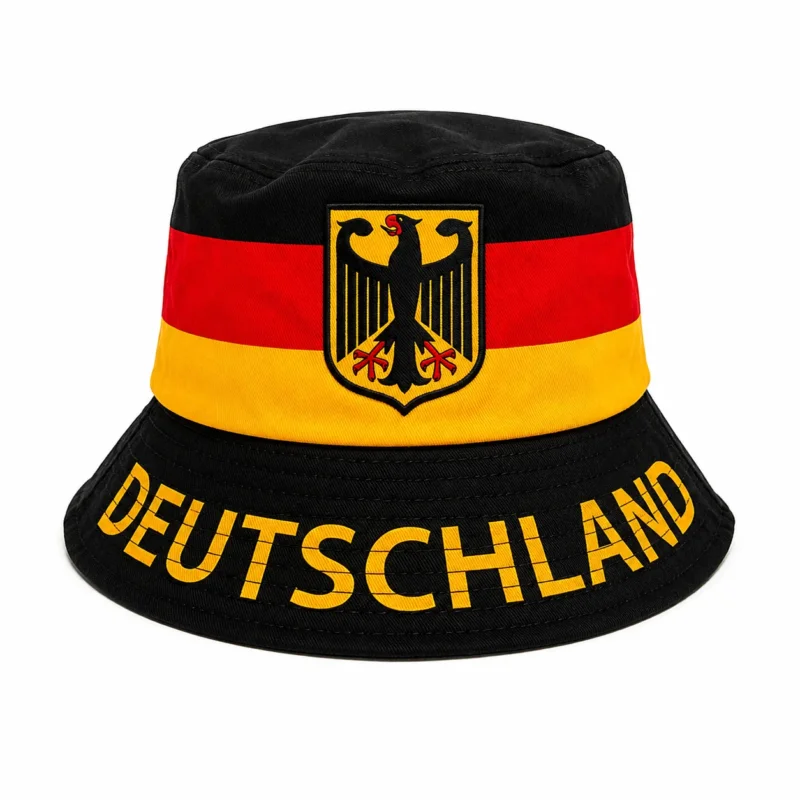 Bucket Hat Fußball Länder Edition – Stylischer Fischerhut für WM & EM Fans – Sommer Sonnenhut Unisex für Stadion, Festival & Public Viewing