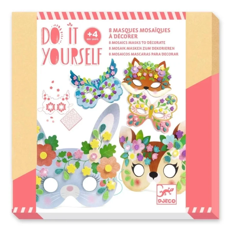 Do it Yourself_8 Mosaik-Masken zum Dekorieren von Djeco_01