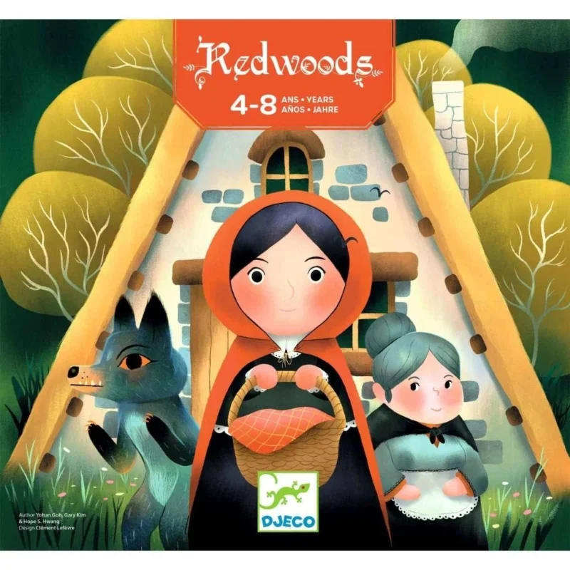 Kooperations- und Gedächtnisspiel Rotkäppchen_Redwoods von Djeco_01