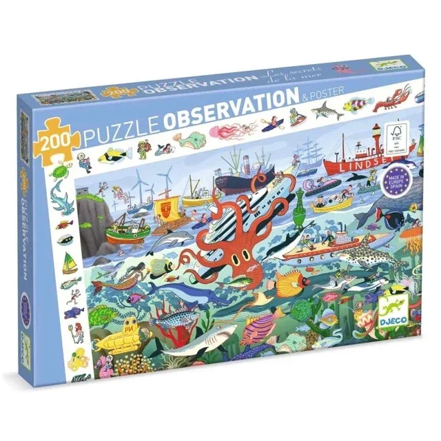 Suchpuzzle "Das Meer" von Djeco mit 200 Teilen