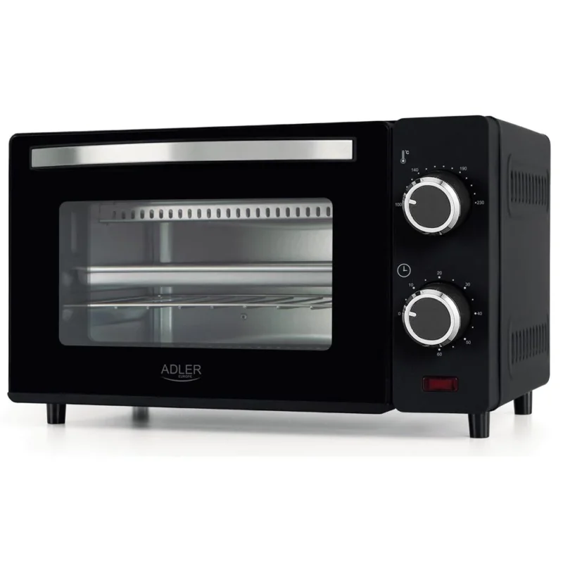 Adler AD 6032 Elektro-Backofen 9L schwarz – Kompakt & praktisch für kleine Küchen