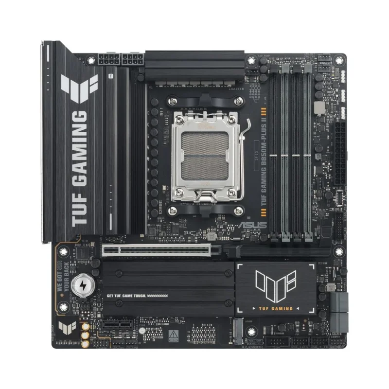 ASUS TUF GAMING B850M-PLUS II Mainboard AM5 micro ATX DDR5 PCIe 5.0 Aura Sync
