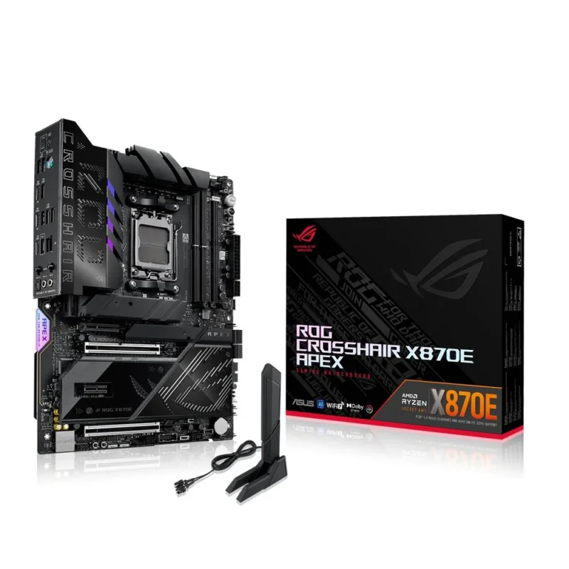 ASUS ROG CROSSHAIR X870E APEX Gaming Mainboard AM5 ATX DDR5 PCIe 5.0 WiFi 7
