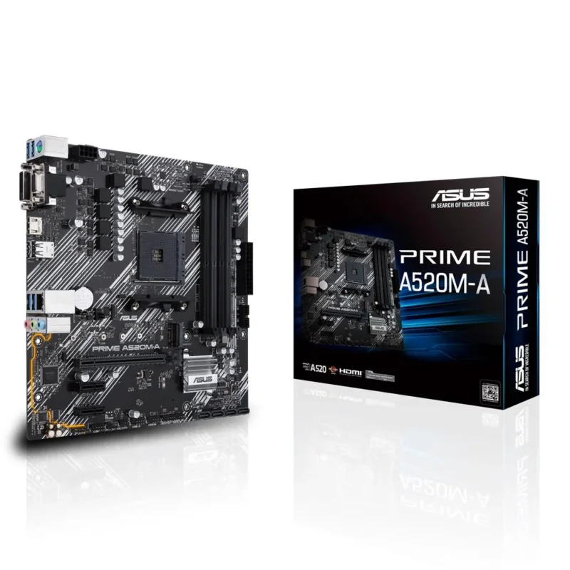 ASUS PRIME A520M-A II CSM Mainboard AM4 micro ATX M.2 USB 3.2