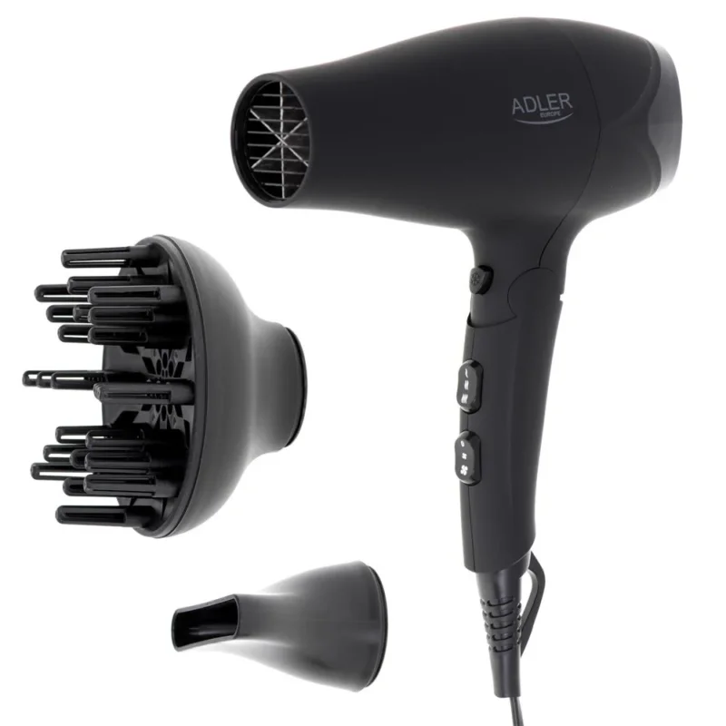 Adler AD 2267 Haartrockner 2100 W mit Diffusor und klappbarem Griff