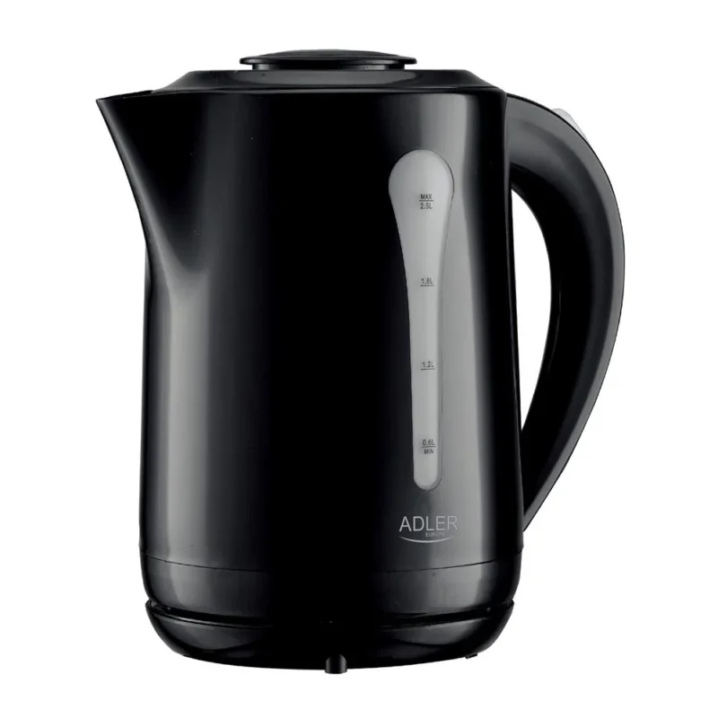 Adler AD 1244 Wasserkocher 2,5 L XXL Kunststoff schwarz – leistungsstark & sicher
