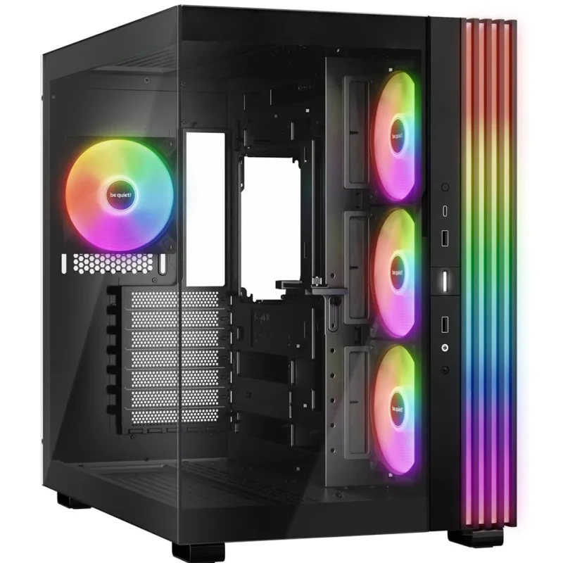 be quiet! Light Base 600 LX Black PC Gehäuse Panorama Show Case ARGB
