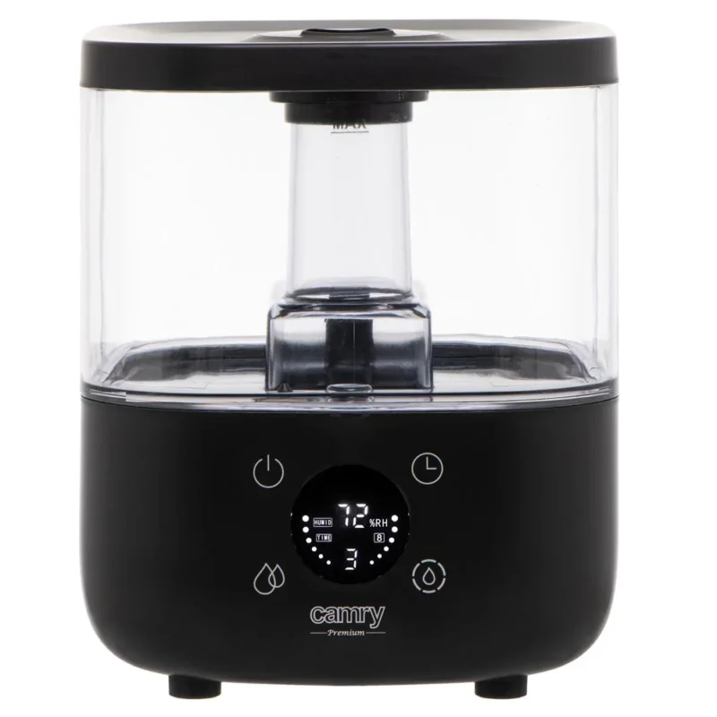 Camry CR 7973 Ultraschall-Luftbefeuchter schwarz – 5 L, LED-Display, Aromatherapie