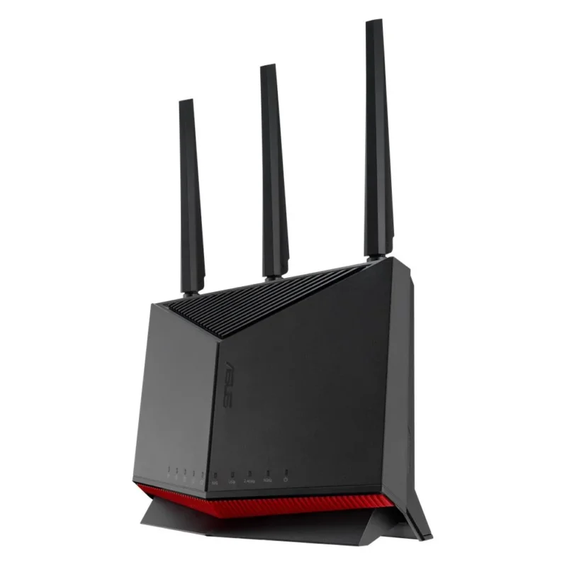 ASUS RT BE86U WiFi 7 BE6800 Dual Band Router mit 10G Port AiMesh und VPN