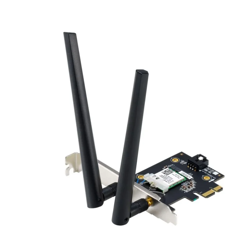 ASUS PCE‑BE6500 WiFi 7 PCI‑E Adapter mit 6 GHz, 4096‑QAM und Bluetooth 5.4