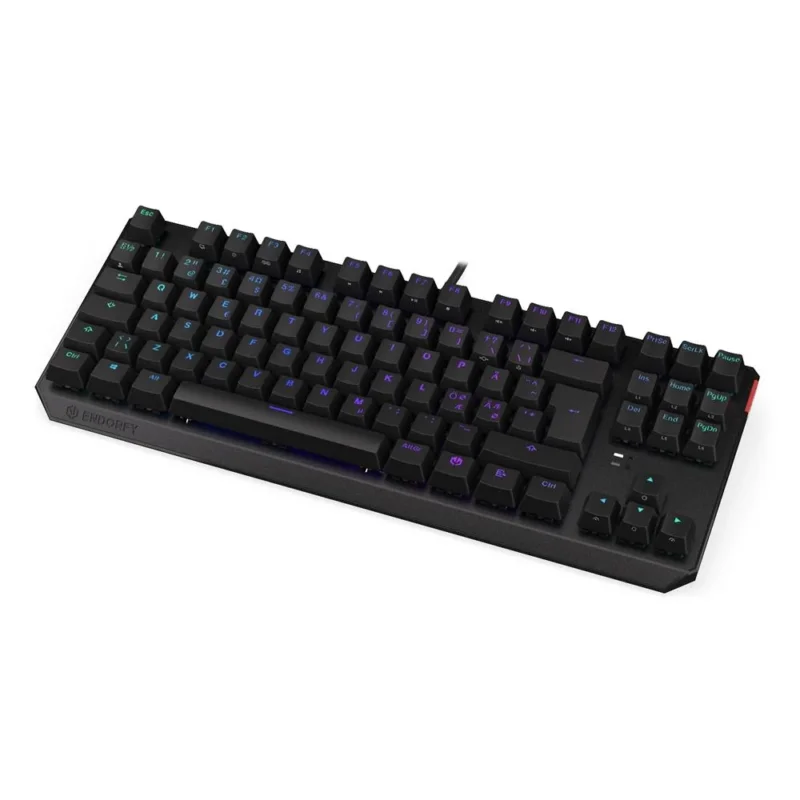ENDORFY Thock TKL NO Brown, mechanische Tastatur, schwarz
