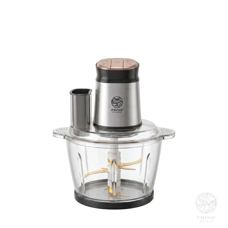 Prime Kitchen Multifunktions-Zerkleinerer aus Glas – Elektrischer Küchenzerkleinerer 3L / 5L mit 3 Geschwindigkeiten & Pulsfunktion Prime Deluxe GmbH