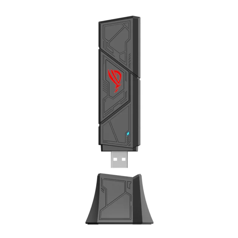 ASUS ROG USB‑BE92 BE6500 WiFi 7 USB‑Adapter mit 6 GHz, MLO und WPA3