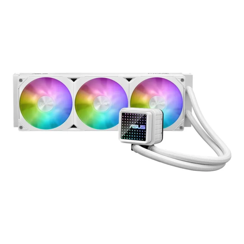 ASUS PRIME LC 360 ARGB White Edition All‑in‑One CPU‑Wasserkühlung LGA 1851 AM5