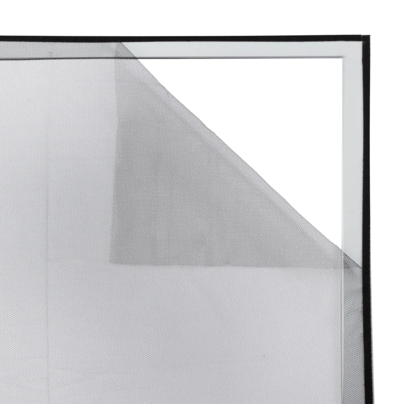 20 STÜCK Fliegengitter für Fenster - 130x150 - mit Klettband Mücken Vorhang Insektenschutz schwarz - ohne Bohren (Kopie)