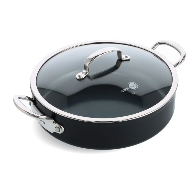 GreenPan - Barcelona Pro Stoopan met keramische antiaanbaklaag 30 cm Hapjespan GreenPan