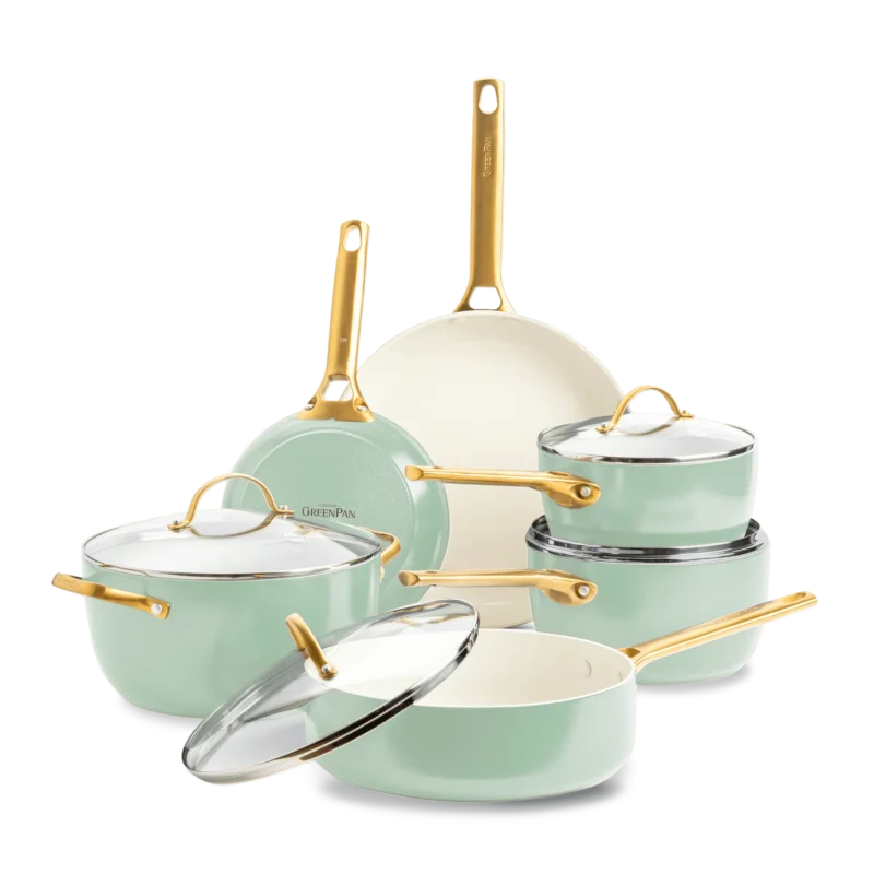 GreenPan - Padova Mint Green 10-delige Pannenset Pannenset GreenPan