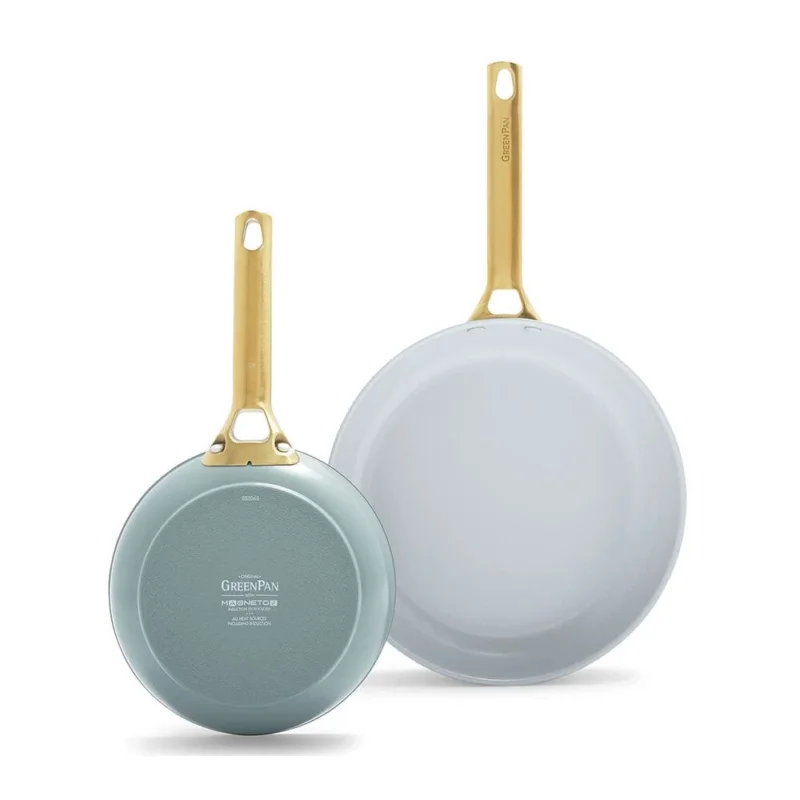 GreenPan - Padova Smokey Blue 2-delige pannenset met keramische antiaanbaklaag 20/28 cm Pannenset GreenPan
