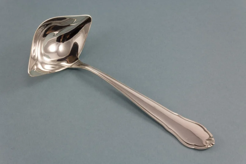 Silver-plated vintage sauce ladle by Wella