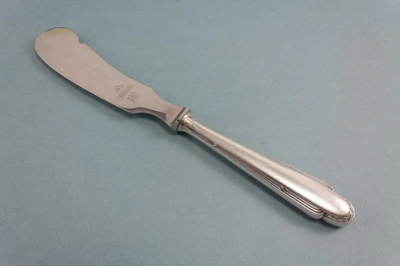 Hübsches Buttermesser, 800er Silber, WMF Kreuzband, Louis XVI