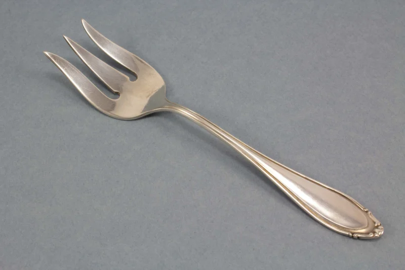 Silberne Brotgabel, SBS, 800er, Silberbesteck
