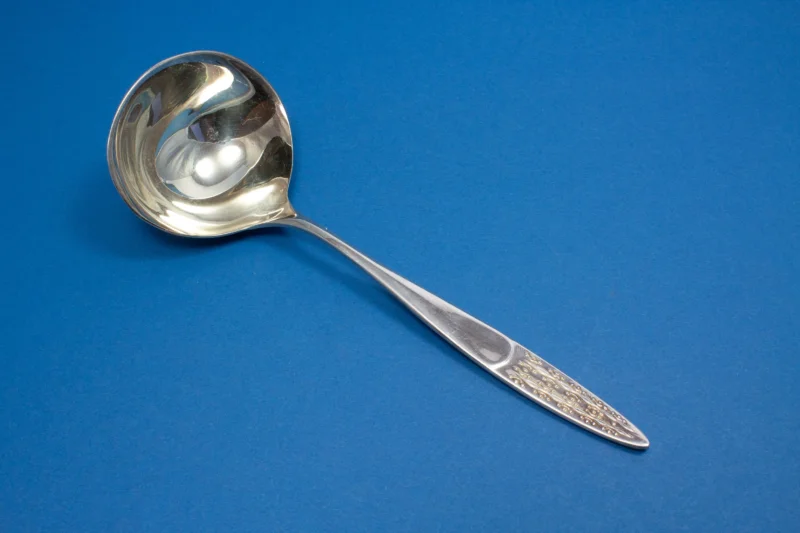 Versilberte Soßenkelle, WMF Rio