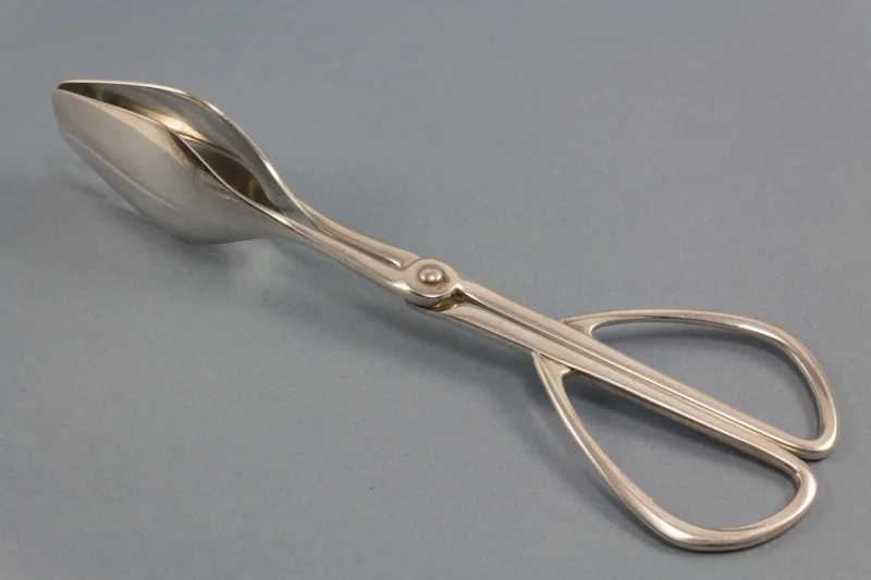 Versilberte Gebäckzange von WMF, Vintage Zange