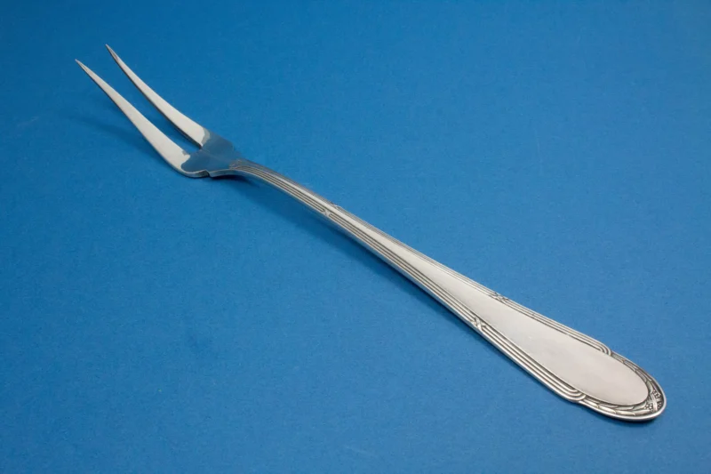 Jugendstil Vorlegegabel, Fleischgabel, WMF 200, versilbert