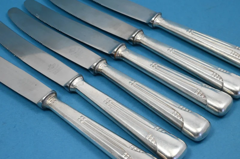 Sechs Messer von WMF, Würfelmuster WMF 34