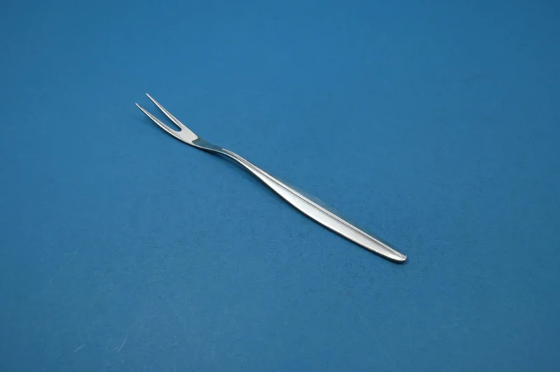 Eine schöne Fleischgabel, Käsespieß, versilberte Gabel von WMF