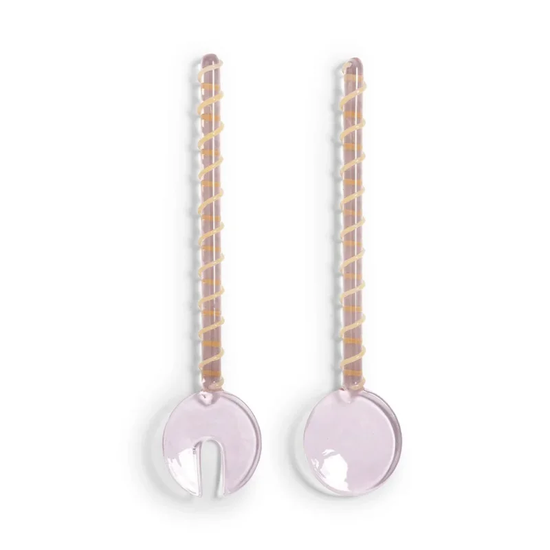 &Klevering - Saladebestek Sling - Roze &Klevering