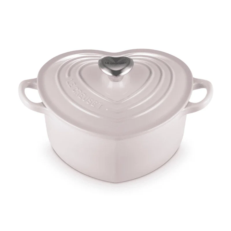 Le Creuset - Braadpan Hart - Shell Pink - 20 cm Le Creuset