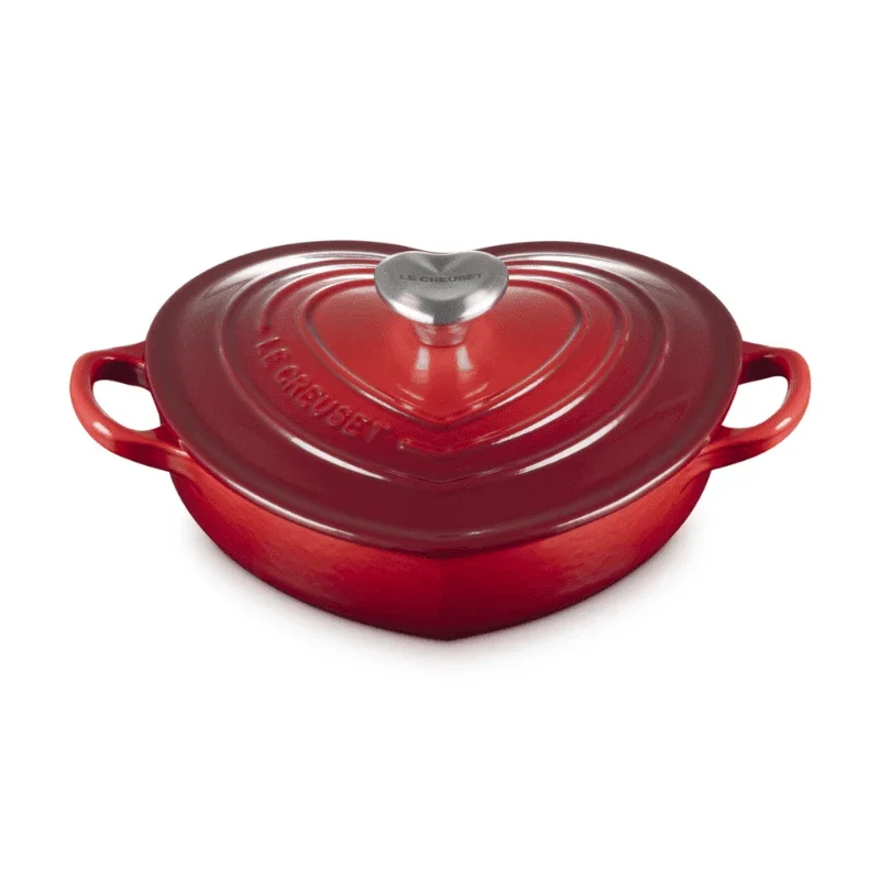 Le Creuset - Campagnard Hart - Kersenrood - 20 cm Le Creuset