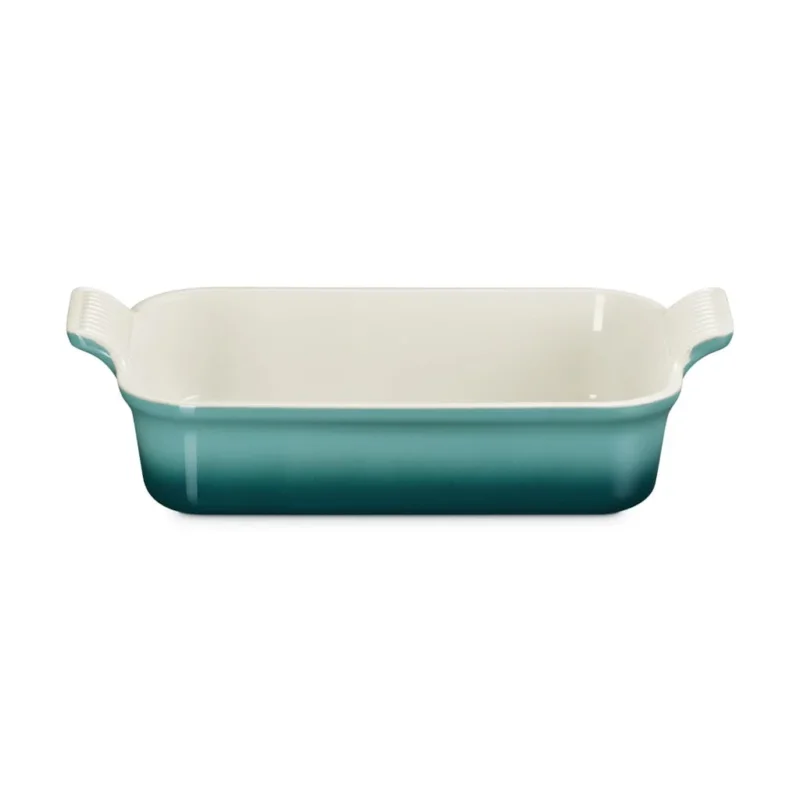 Le Creuset - Heritage Ovenschaal rechthoekig Blue Riviera 26 x 19 cm Ovenschaal Le Creuset