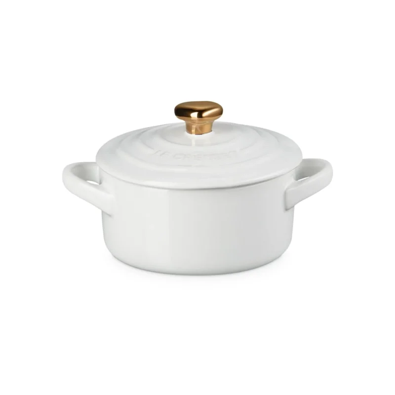 Le Creuset - Mini Braadpan - Valentijn - Wit Le Creuset