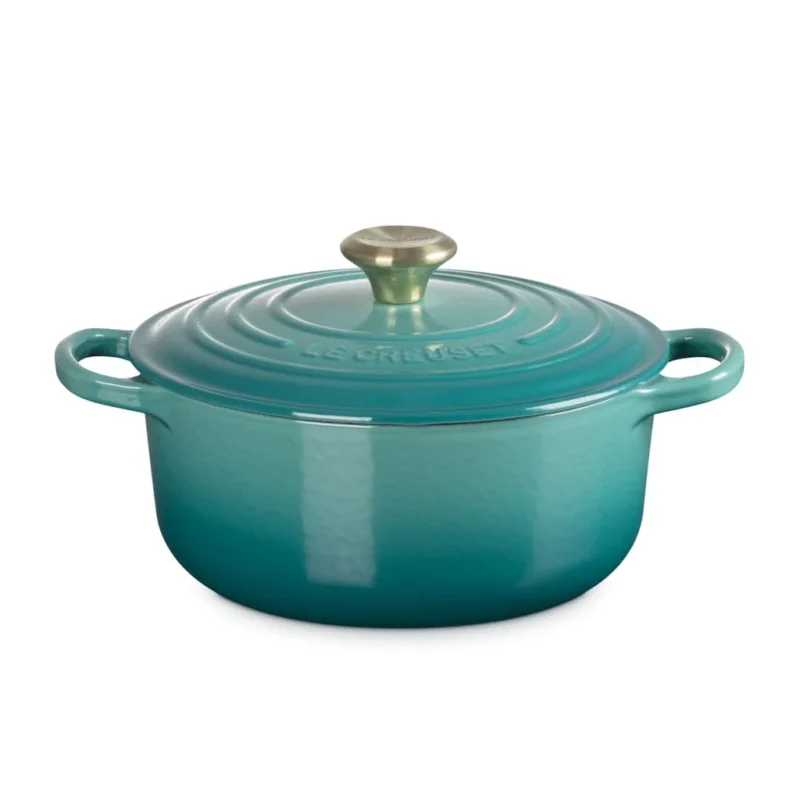 Le Creuset - Signature Braadpan - Bleu Riviera - 20 cm Le Creuset