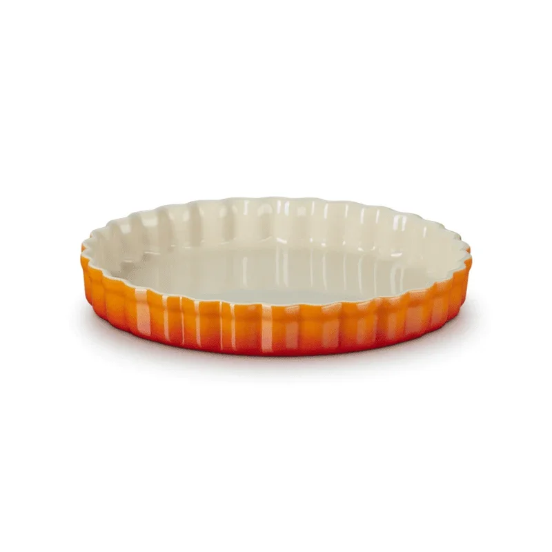 Le Creuset - Taartvorm in Aardewerk - Oranjerood - 24 cm Ovenschaal Le Creuset