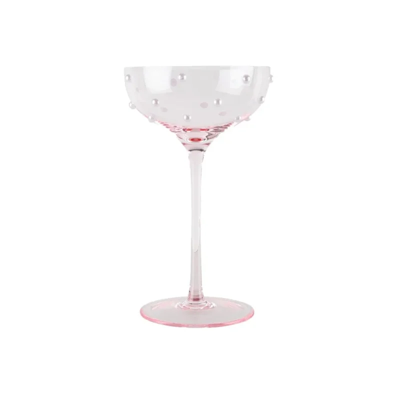 Lepelclub - Champagne Coupe - Parel - Roze Champagne glazen LepelClub