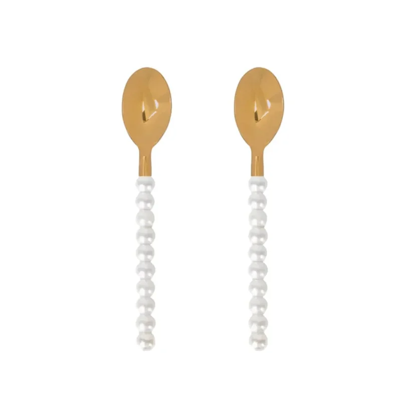 Lepelclub - Koffielepels - Parel - Set Van 2 LepelClub