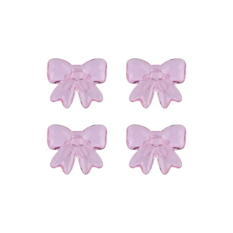Lepelclub - Servetringen Bow - Roze - Set Van 4 LepelClub