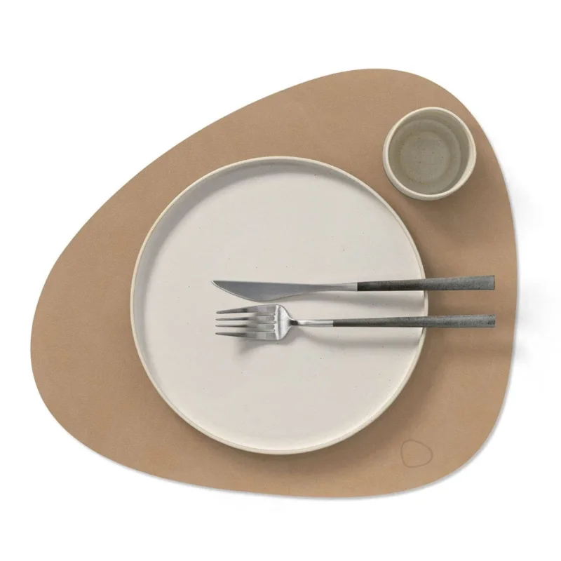 Lind DNA - Placemat Curve L Nupo Nougat Placemat Lind DNA
