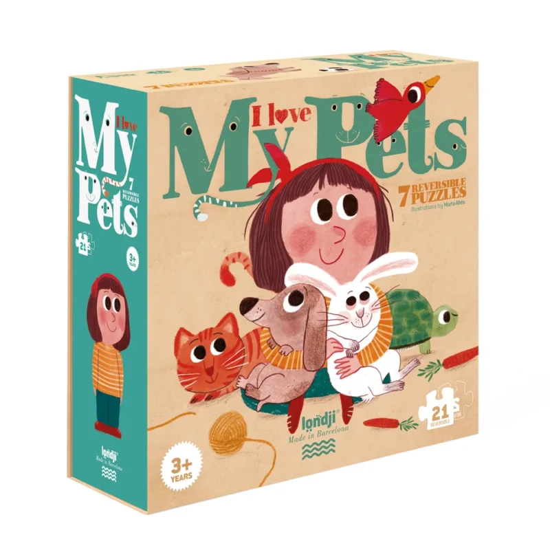 Puzzle "I love my pets" von Londji