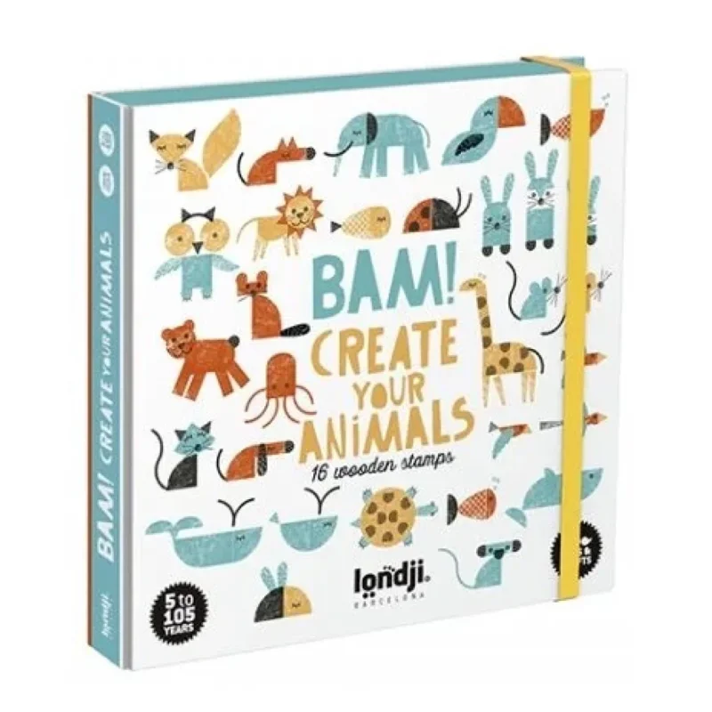 Londji Stempelspiel Bam! Create your animals