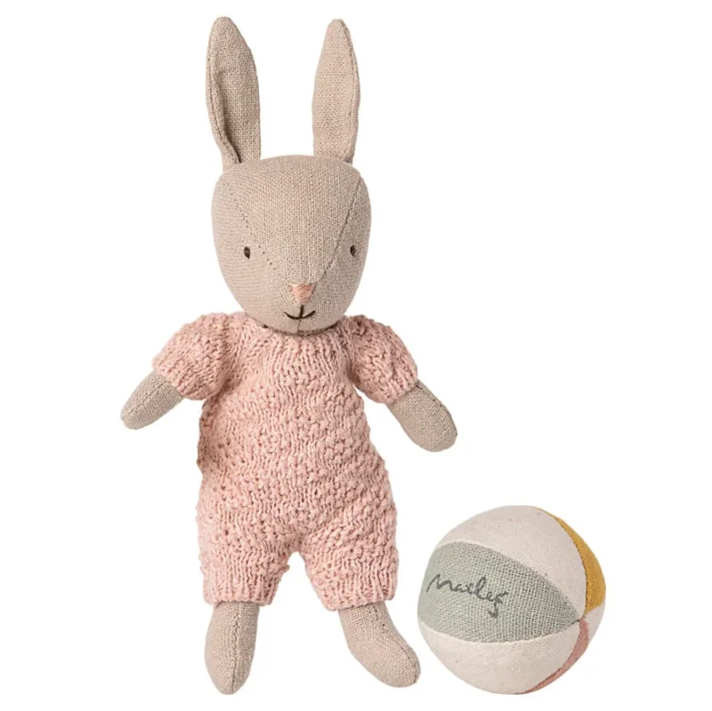 Kaninchen-Set Micro Sand Rosa von Maileg