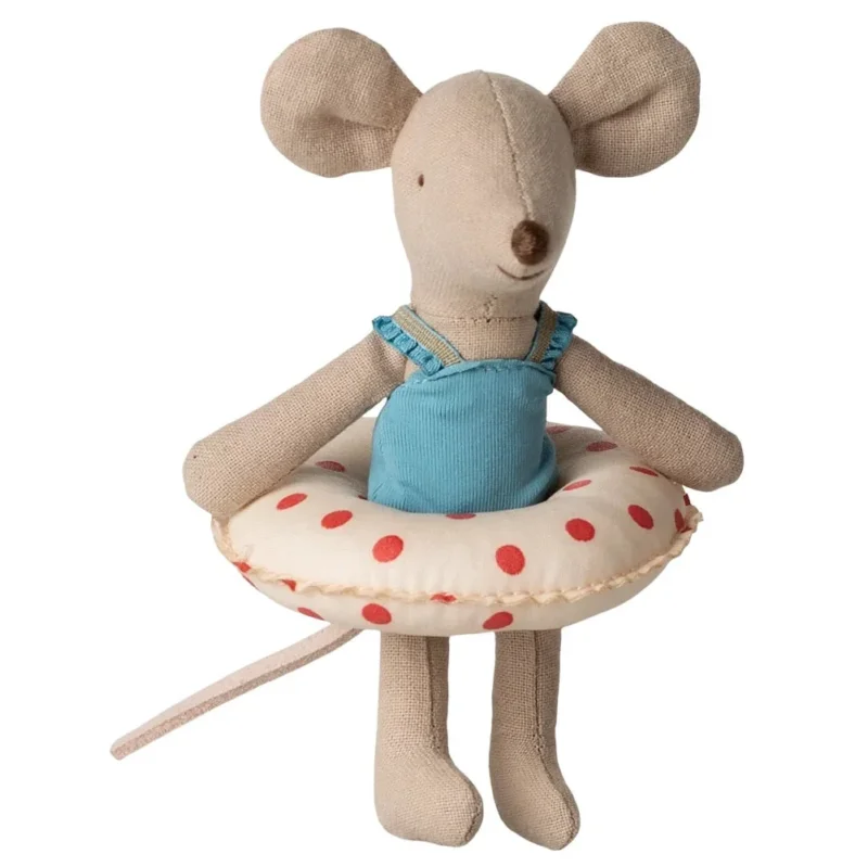 Strandmaus mit Schwimmring Kleine Schwester von Mailed_01