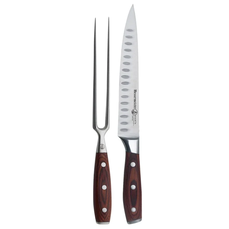 Messermeister - avanta 2 piece pakkawood kullenschliff carving set Messermeister