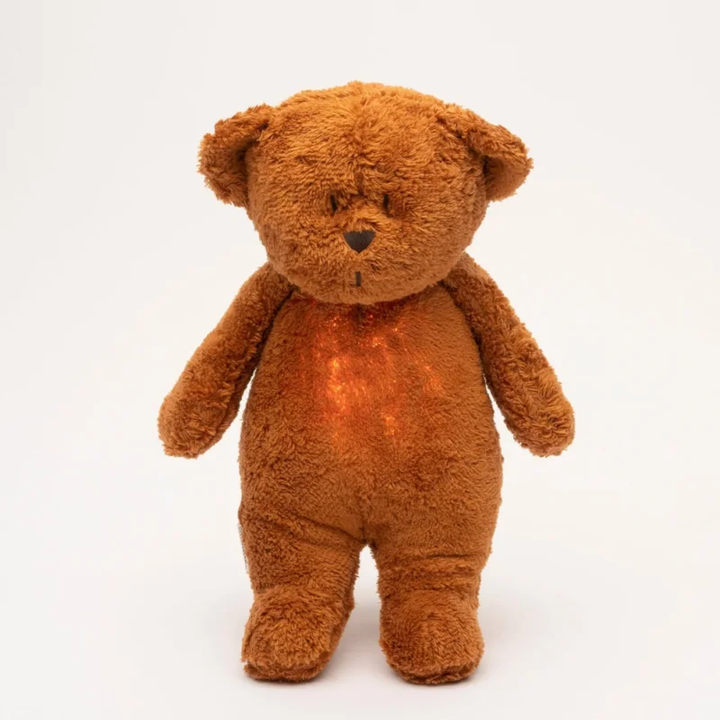 Moonie Einschlafhilfe Teddybaer Organic Karamell